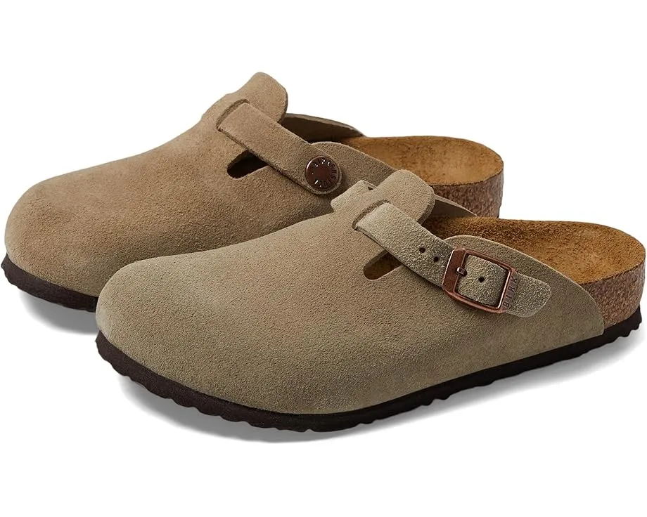 Классические босоножки Boston для детей с пробковой стелькой из мягкой замши