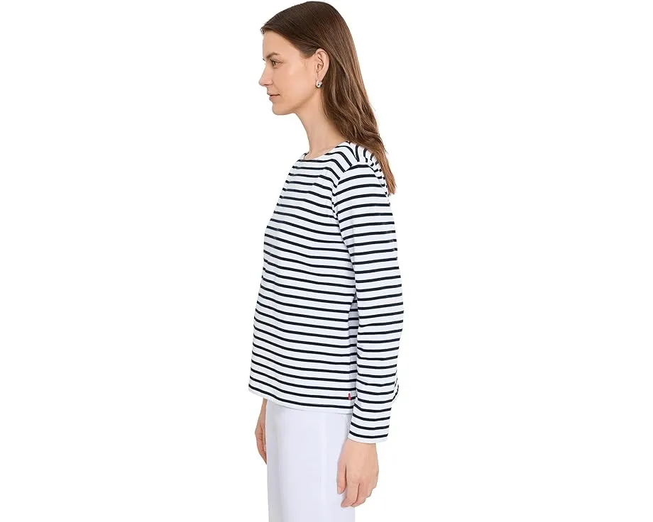 Топ Lilla P Easy Boatneck с лодочкой и полосками