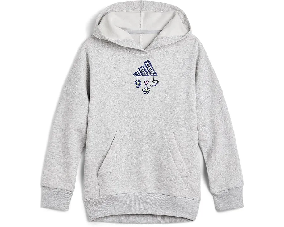 Худи Adidas с принтом для подростков