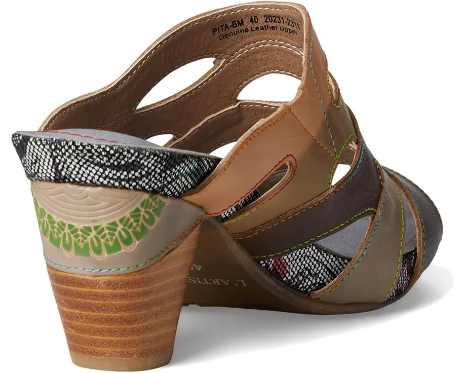 L'Artiste by Spring Step Сандалии Pita с волнообразным верхом и конусным каблуком