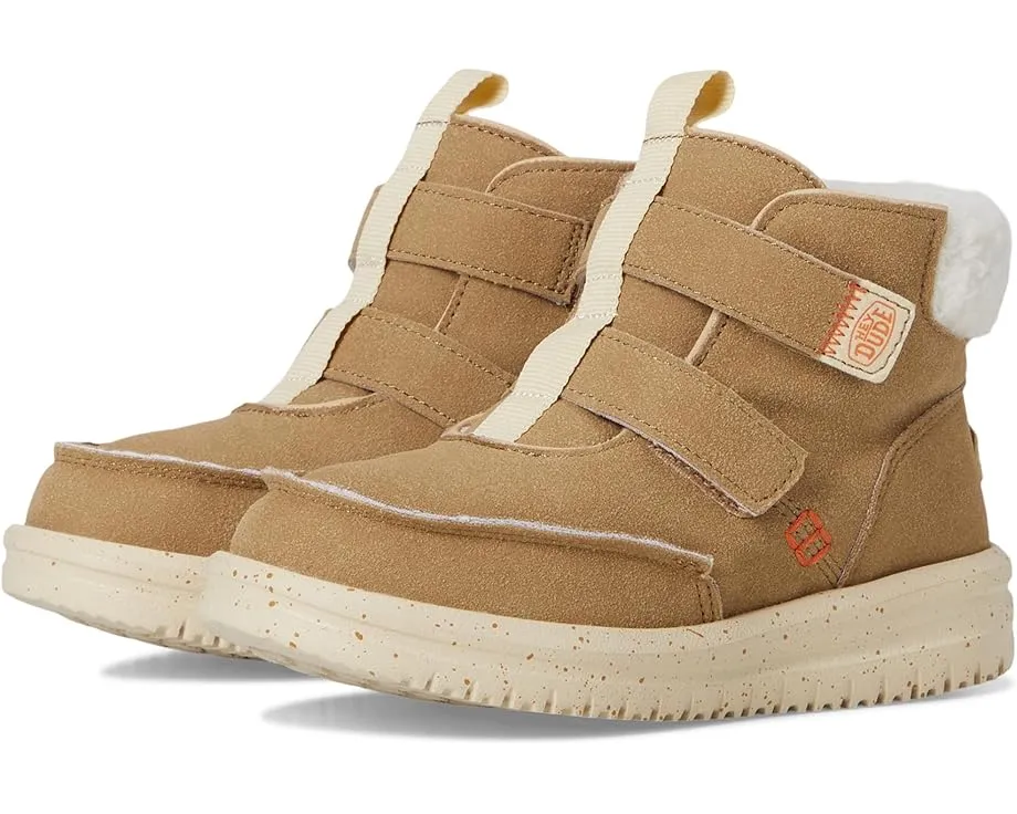 Ботильоны Bradley Cozy от Hey Dude Kids с искусственным мехом и липучками