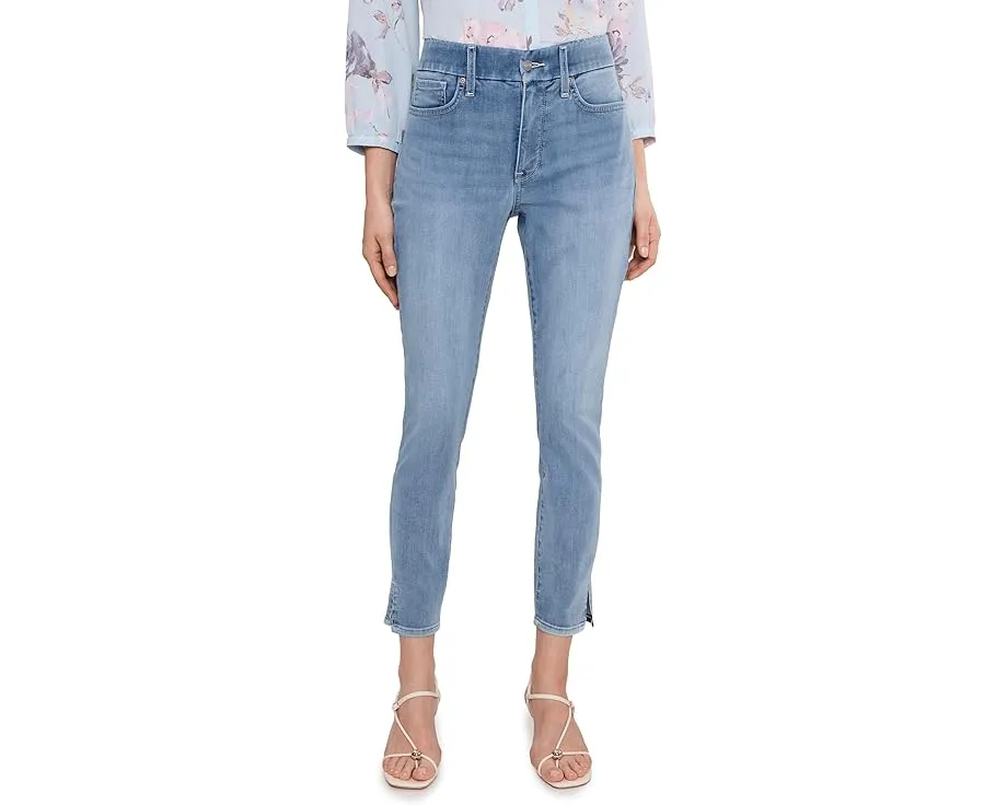 Джинсы Ami Skinny Ankle с разрезом по боку и поясом Waist-Match от NYDJ