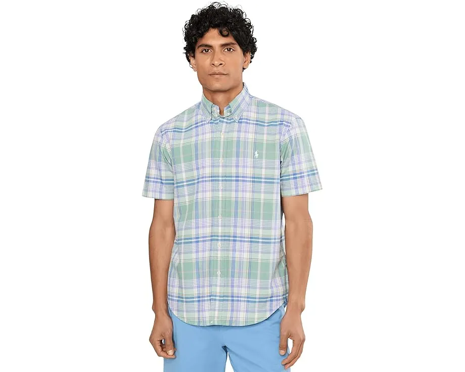 Классическая оксфордская рубашка в клетку Polo Ralph Lauren