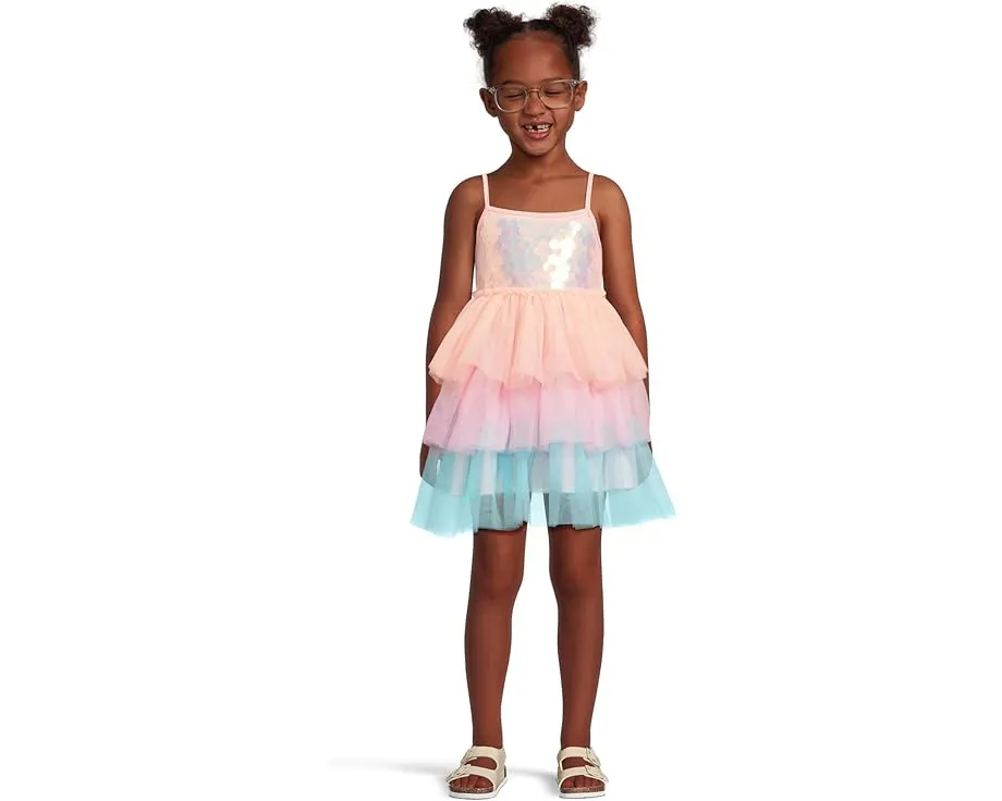 Платье-пачка Paillette Ombre Tutu с пайетками и тонкими бретелями Lola and The Boys