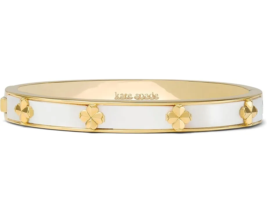 Браслет Spade Flower Hinge Bangle от Kate Spade New York с эмалью
