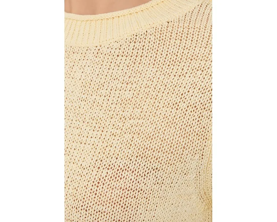 Faye Rolled Edge Sweater Tee