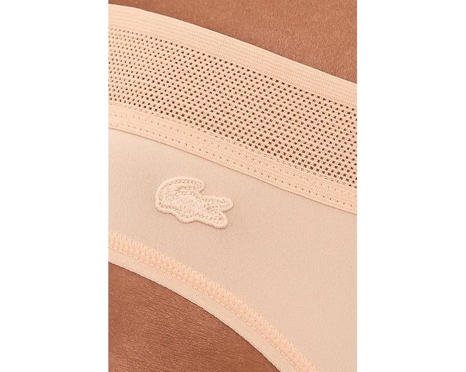 Трусы Lacoste Logo Waist Mesh с кружевом и логотипом
