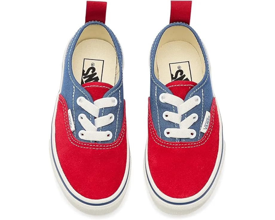 Кроссовки Vans Kids Authentic Elastic Lace с эластичными шнурками и цветным блоком