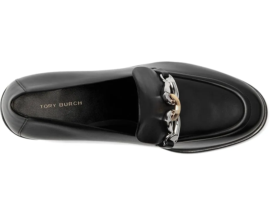 Лоферы Tory Burch Jessa на каблуке 55 мм с пряжкой и круглым носком