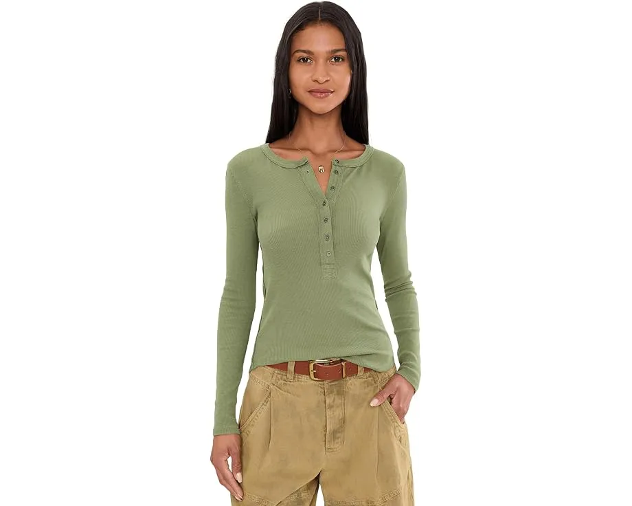 Хенли Free People Jamie из мягкого хлопка с эластаном