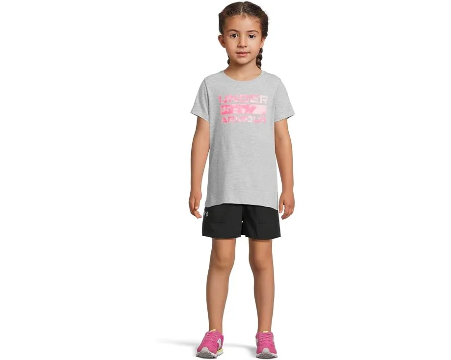 Футболка Under Armour Kids с логотипом и прямым подолом