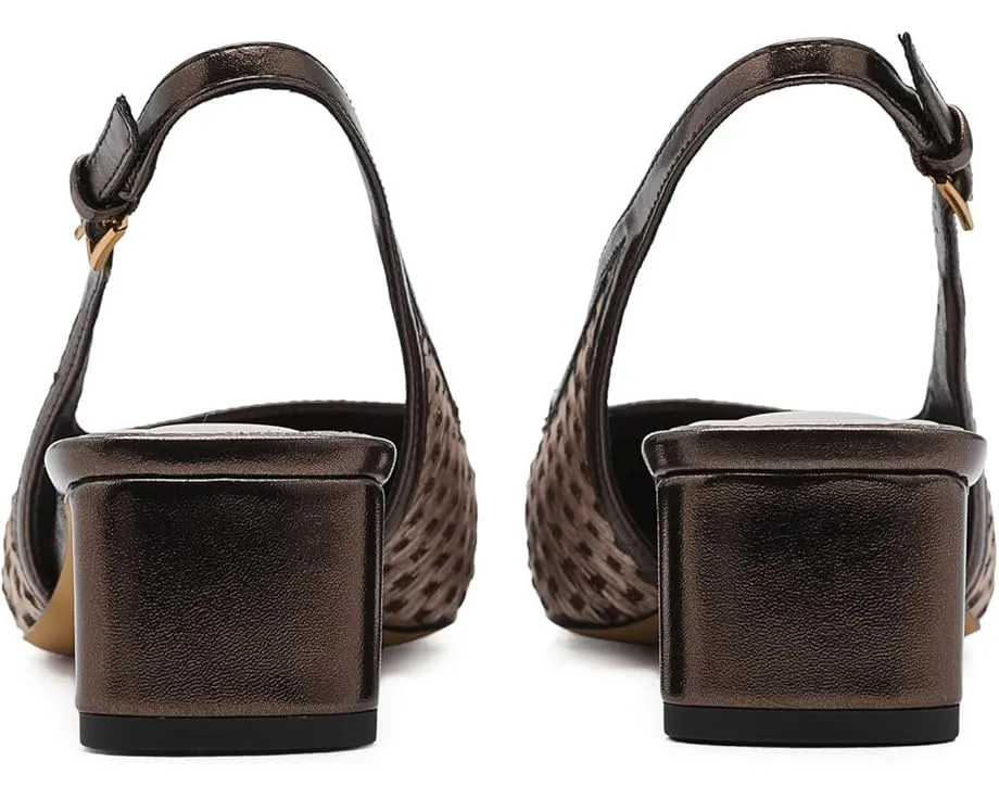 Лодочки A-Amelie 2 Slingback с текстильным верхом и острым носком