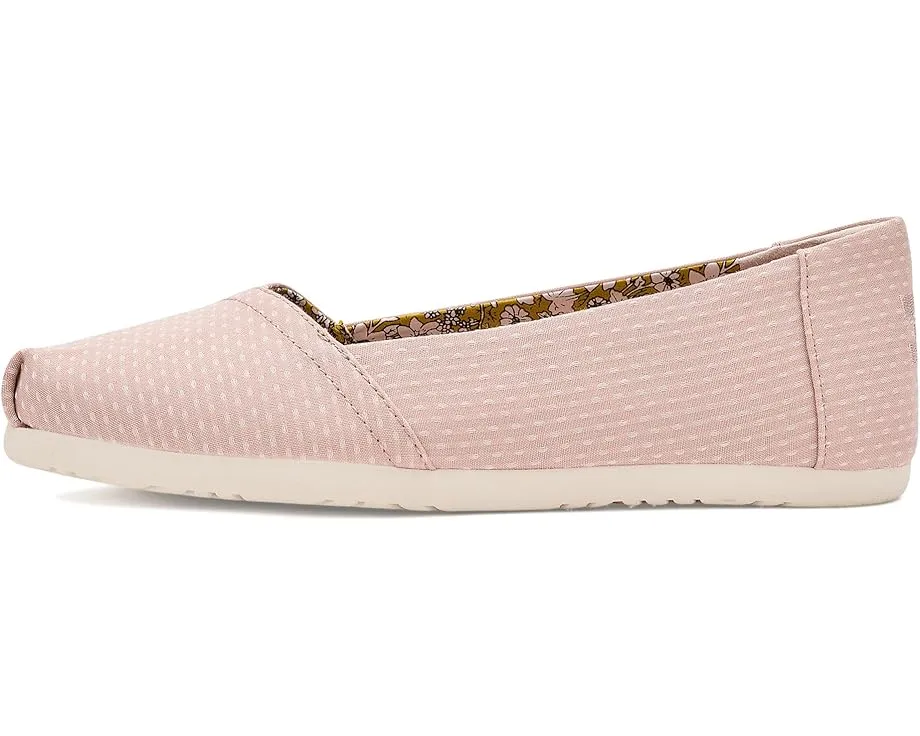 Балетки TOMS Alpargata Ballet с V-образным мысом и стелькой с памятью формы