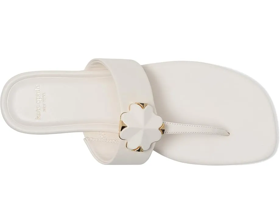 Kate Spade New York сандалии Spade Flower с цветочным мотивом на кожаной подошве