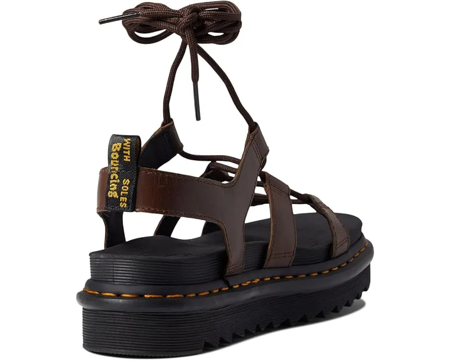 Кожаные сандалии-гладиаторы Dr. Martens Nartilla на платформе