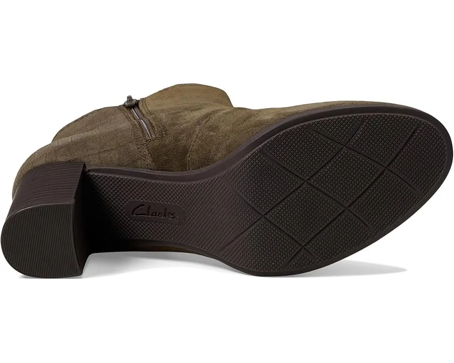 Ботинки Clarks Bayla Rose на устойчивом каблуке с миндалевидным носком