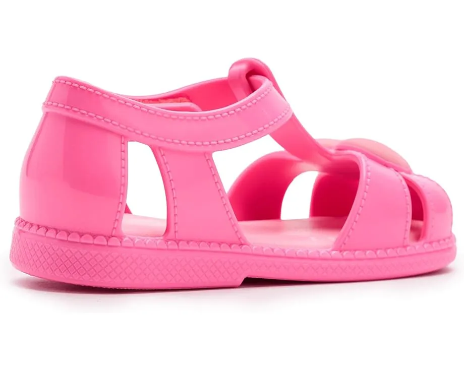 Mini Melissa Сандалии Hip Heart Ballerina для малышей с липучкой и водонепроницаемым ПВХ