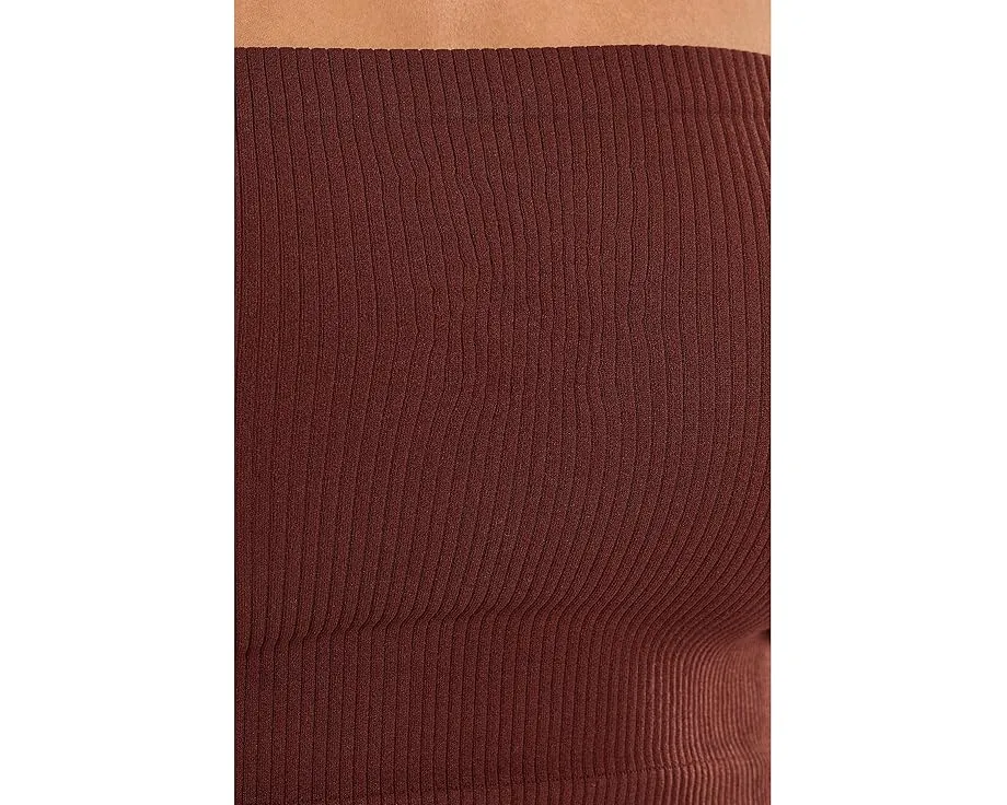 Топ-бандо Free People Amelia Bandeau с ребристой структурой