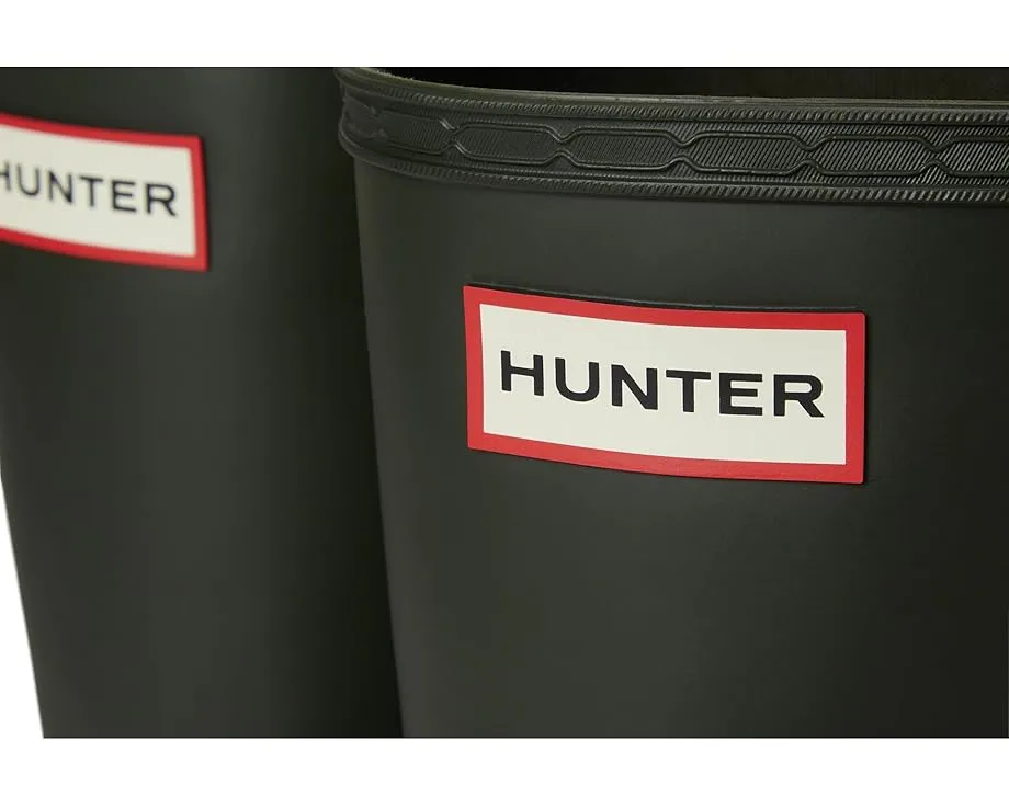 Высокие резиновые сапоги Hunter Play с платформой и водонепроницаемостью