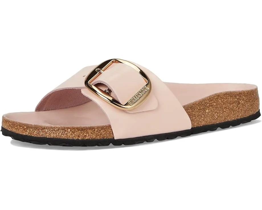 Сандалии Birkenstock Madrid Big Buckle с открытым носком и пробковой стелькой