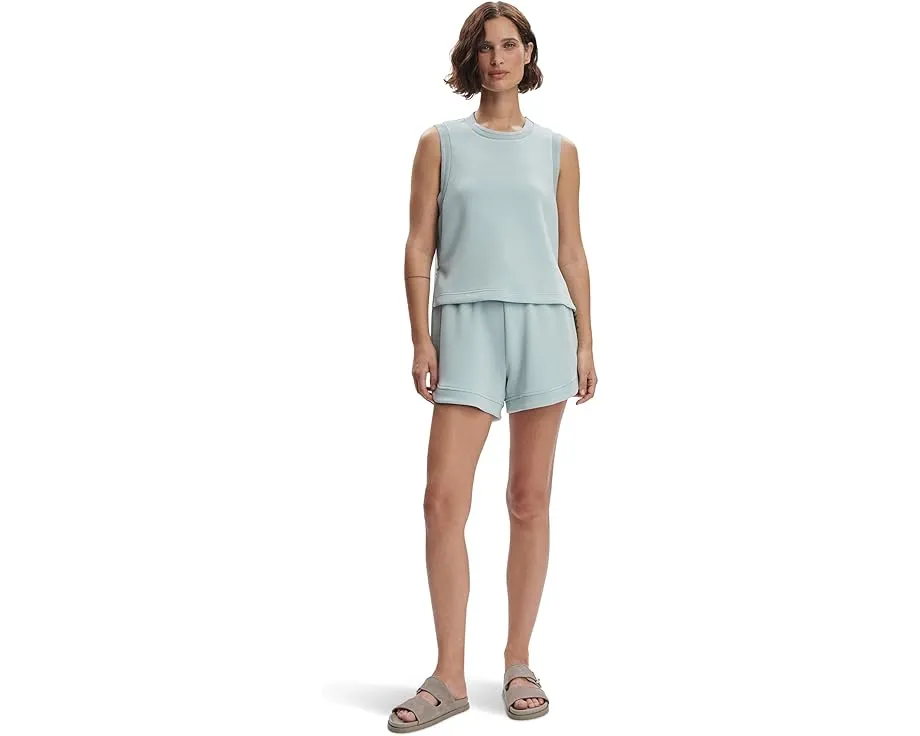 Кроп-топ Varley Shea из ткани DoubleSoft с ажурной вязкой и молниями