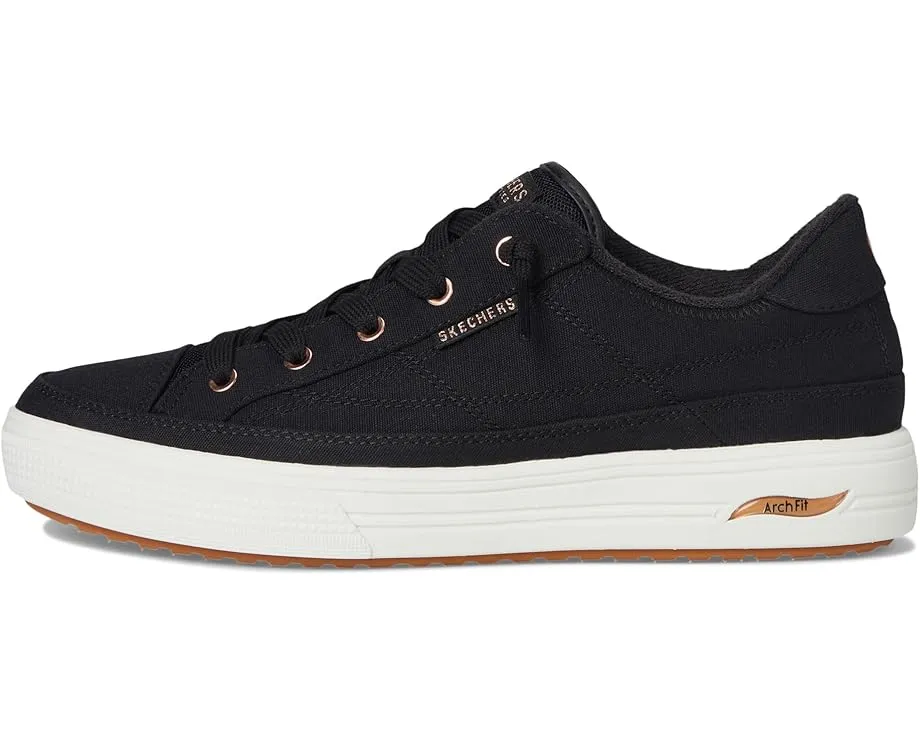 Skechers Arch Fit Arcade Meet Ya There веганские кроссовки на холсте