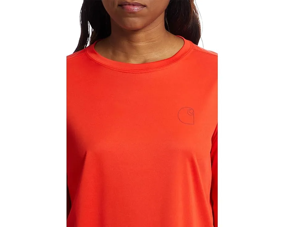 Футболка Carhartt Force Sun Defender с длинным рукавом и защитой UPF