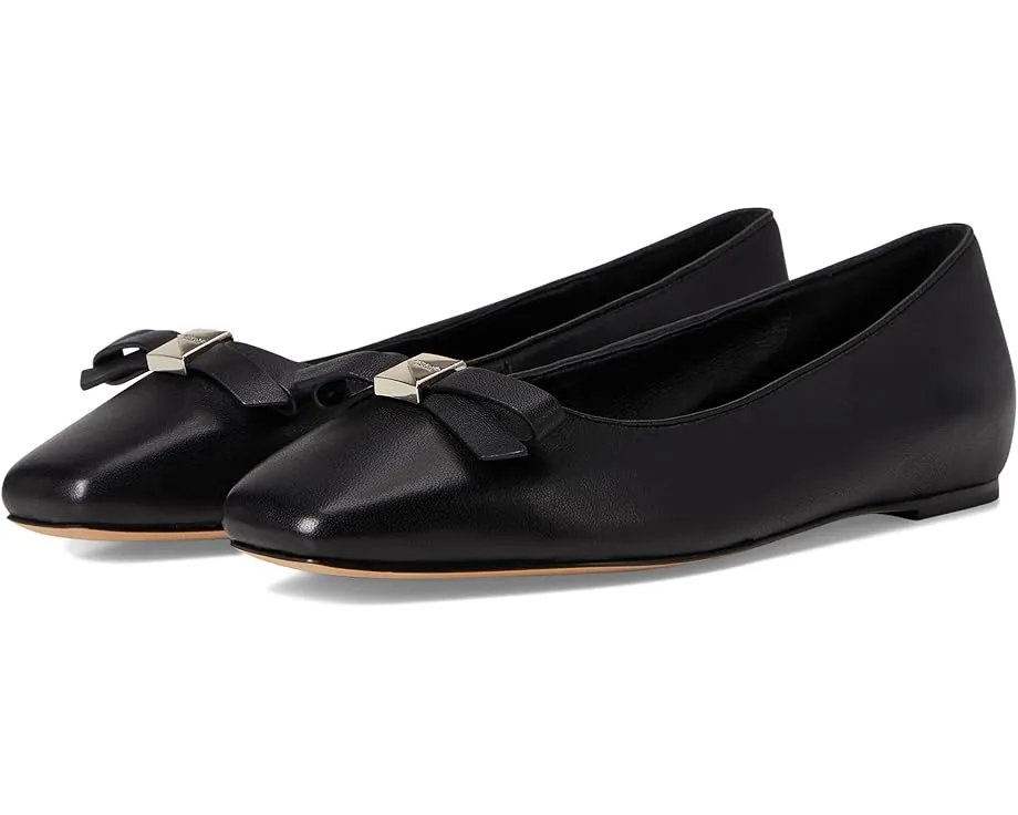 Балетки Kate Spade New York Deco Bow из гладкой кожи с бантом