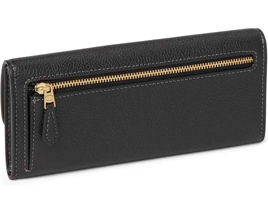 Длинный кошелек-клатч COACH Mila Long Flap с карманом для монет