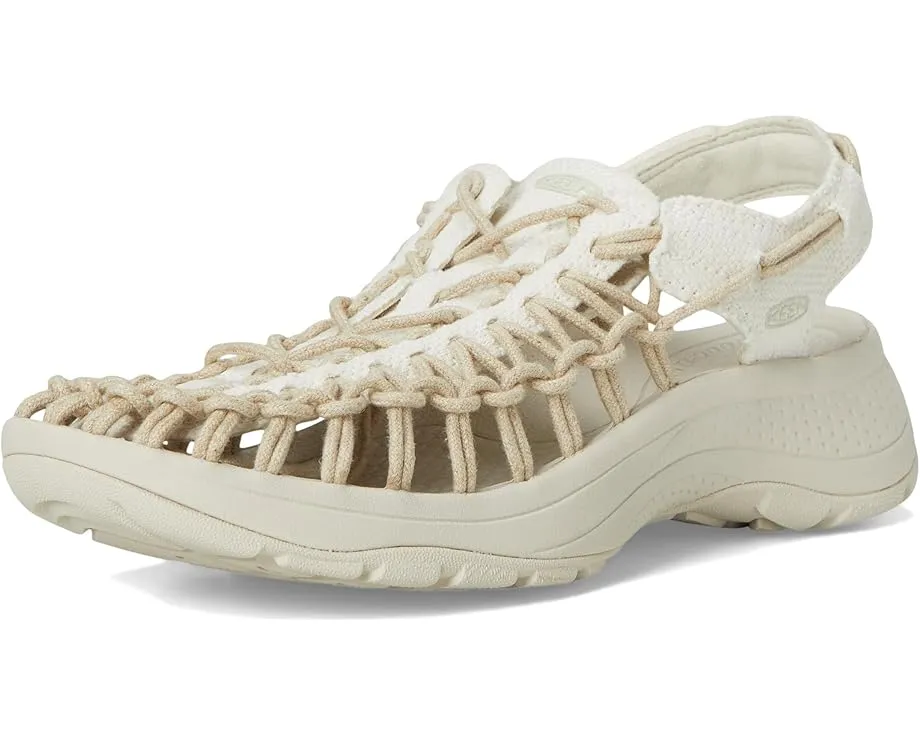 Сандалии KEEN Uneek Astoria Canvas с эластичными шнурками и пеной для амортизации