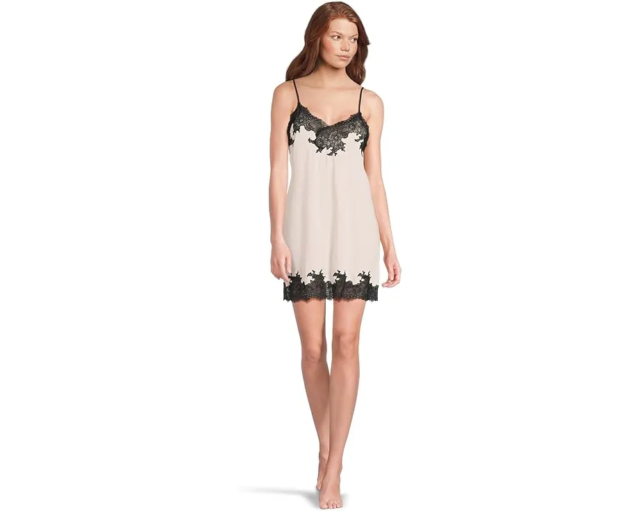 Сорочка Natori Enchant длиной 34 дюйма (86.36 см) с кружевной аппликацией