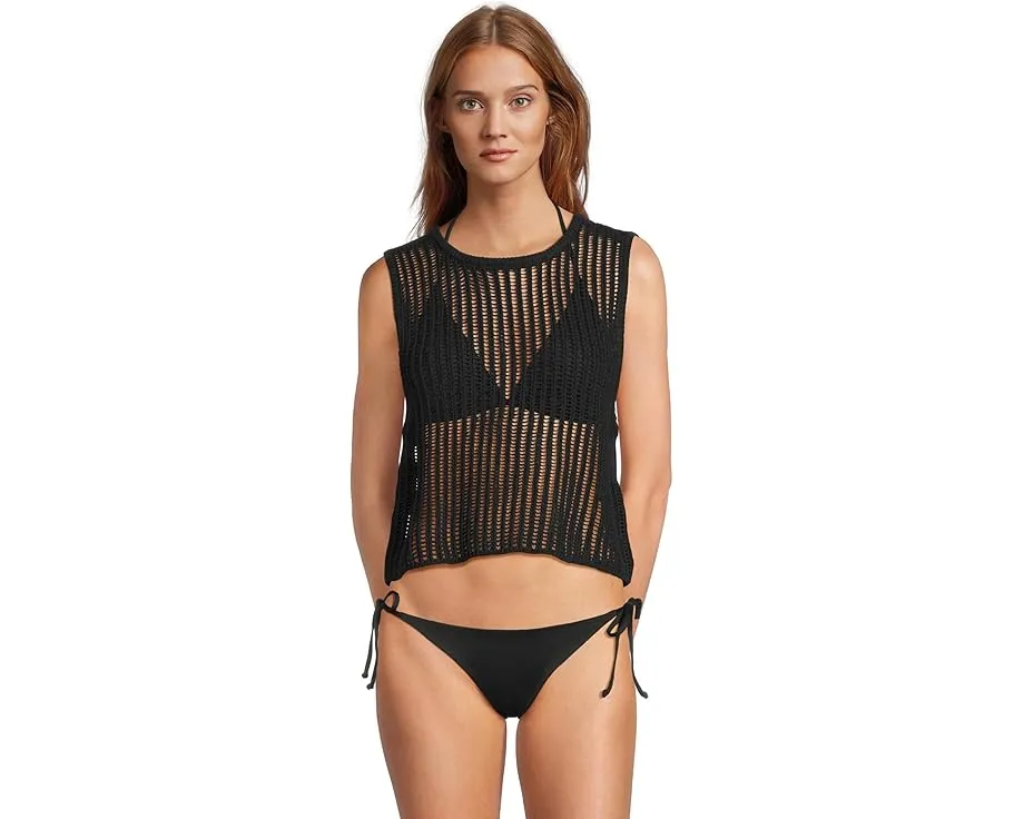 Топ L*Space Sander с ребристым трикотажем и круглым вырезом