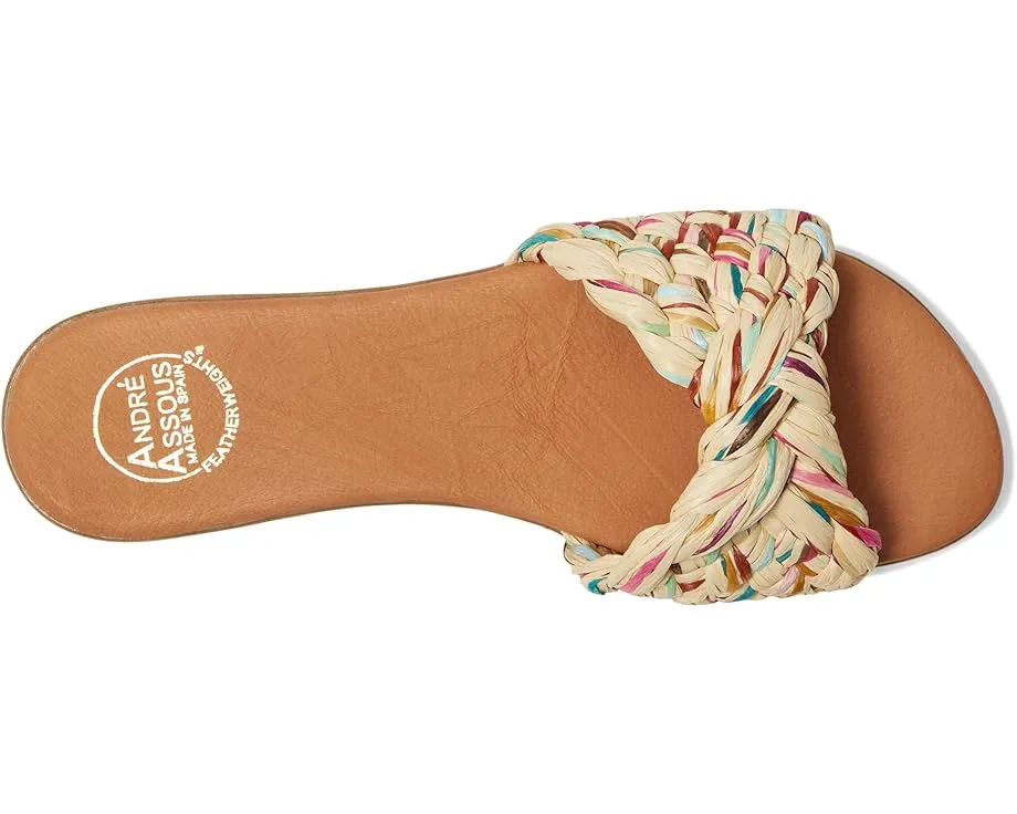 Andre Assous Сандалии Nahala на низком каблуке с плетеным верхом