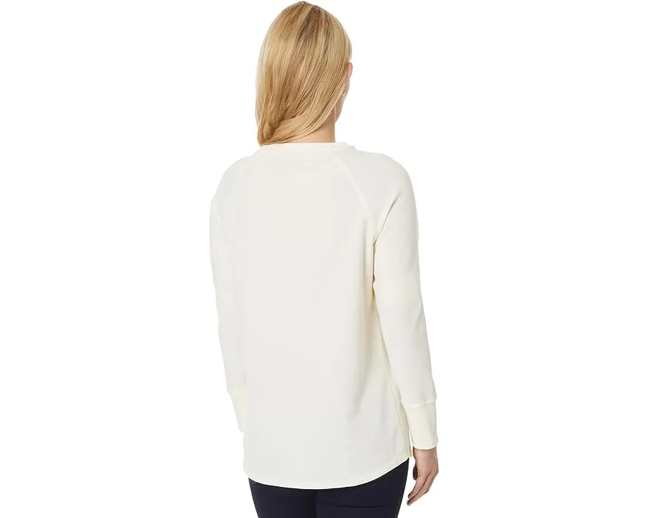 Футболка L.L.Bean Unshrinkable Mini-Waffle с длинным рукавом и круглой горловиной