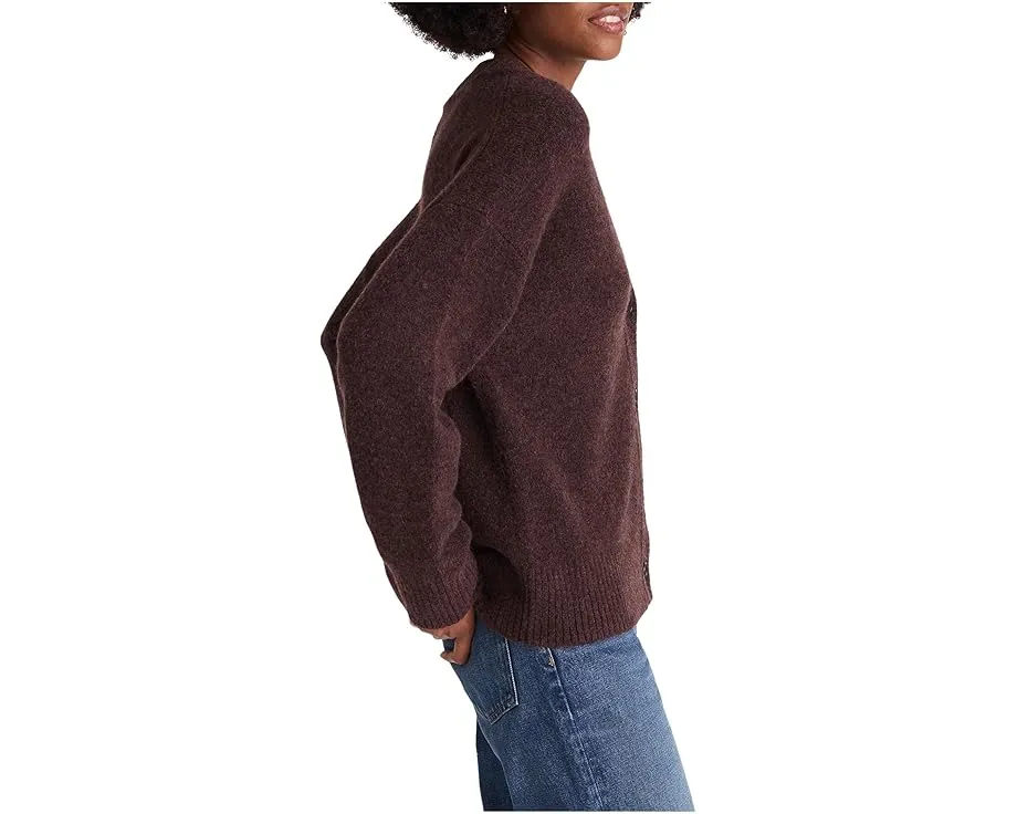 Кардиган Madewell Lauren длинного кроя с V-образным вырезом и шерстяной смесью
