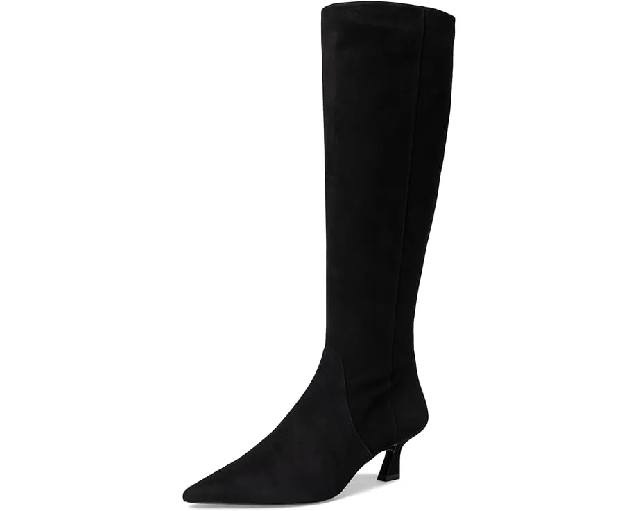 Высокие сапоги Vinnie Zip 50 на изящном каблуке из козьей кожи Stuart Weitzman