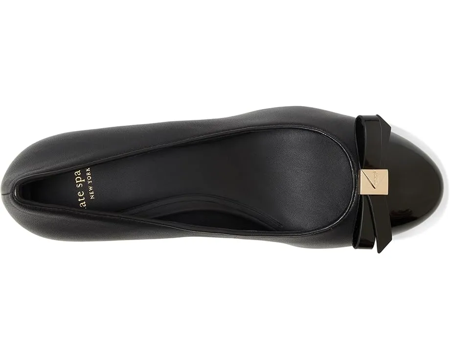 Балетки Kate Spade New York Deco Bow из гладкой кожи с бантом