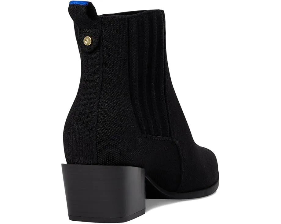 Ботинки Rothy's The Western Bootie с квадратным каблуком и эластичной панелью