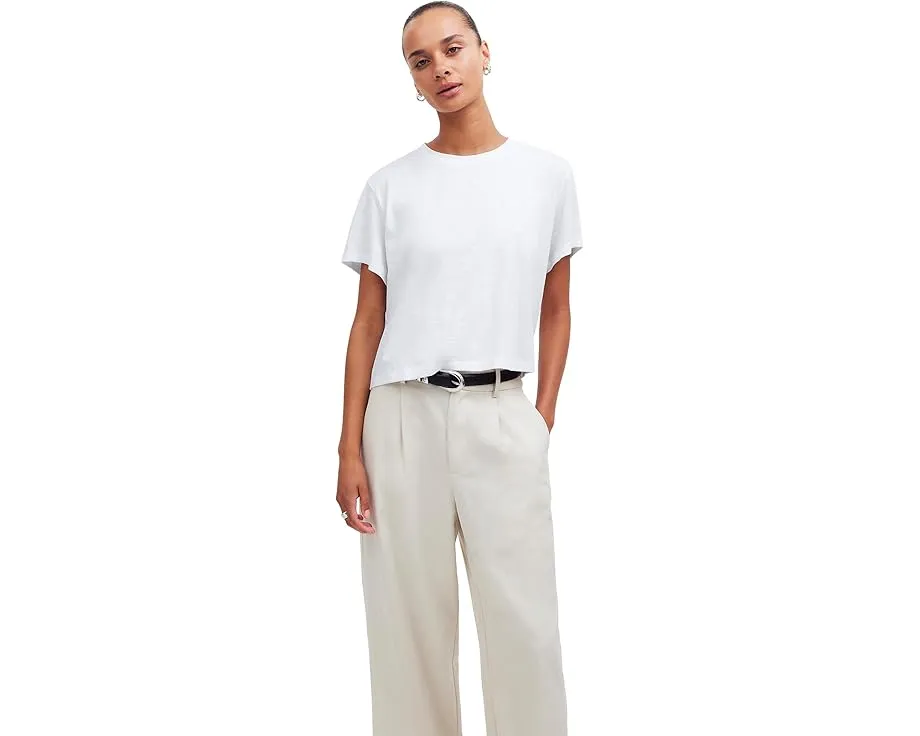 Футболка Madewell The Boxy Crop Tee из мягкой ткани