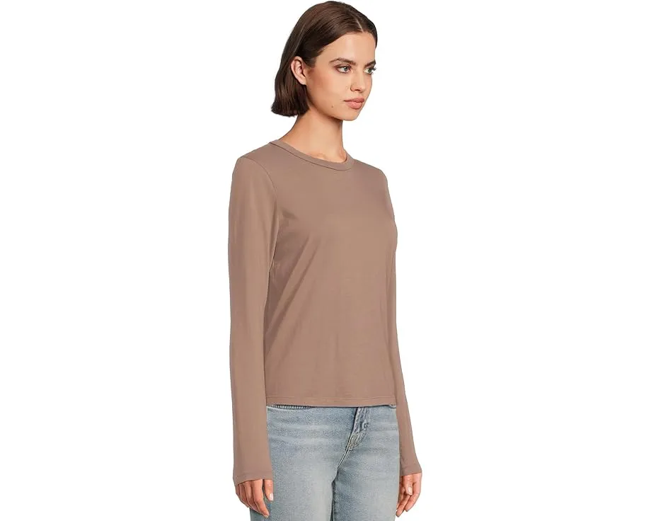 Футболка Michael Stars Clarissa с длинным рукавом и круглым вырезом