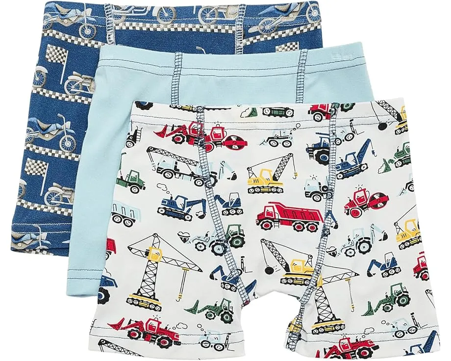 Kickee Pants Kids набор из 3 боксеров с принтом из смеси вискозы и спандекса