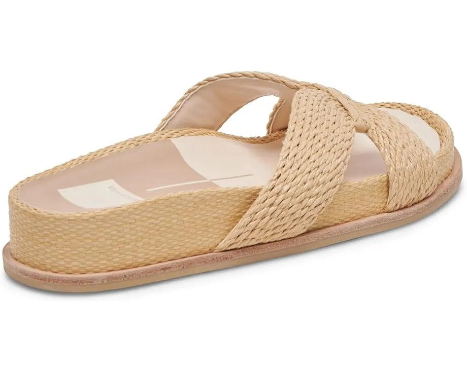 Балетки Dolce Vita Selda с контурной стелькой и ремешками из рафии