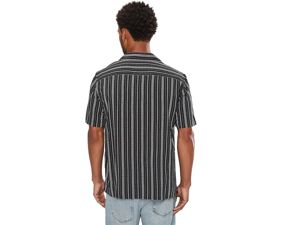 John Varvatos рубашка Dan с коротким рукавом и отложным воротником