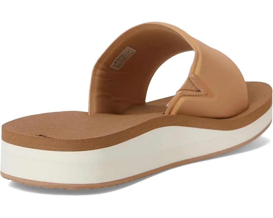 Сандалии Sanuk Highland Slide на платформе с поддержкой свода стопы и переработанной подошвой