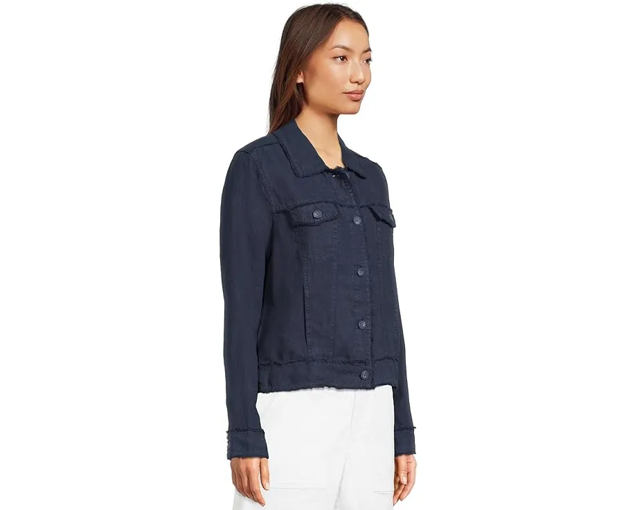 Tommy Bahama джинсовая куртка из льна с необработанным краем Two Palms