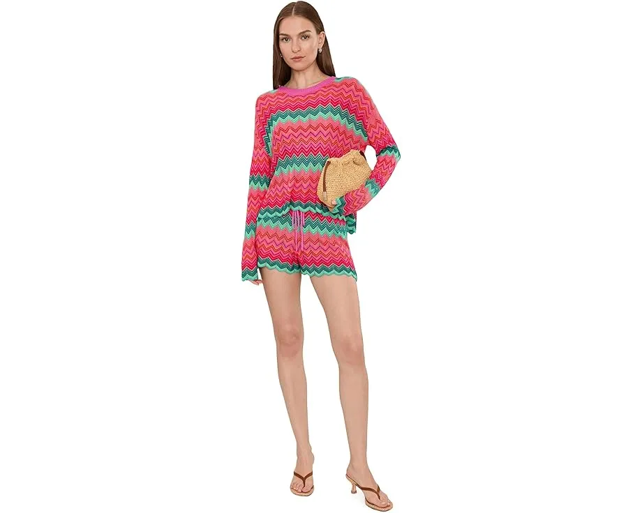 Толстовка Beach Sweater с принтом звезд и круглым вырезом