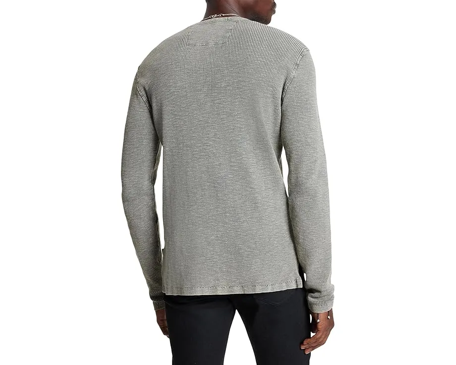 Свитер John Varvatos MEMPHIS WAFFLE HENLEY с пуговицами