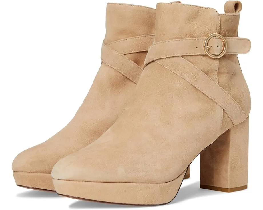 Pelle Moda ботинки Leyton из замши с платформой и ремешком на пряжке