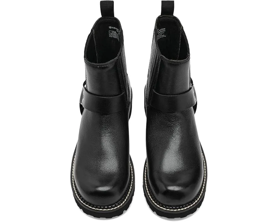 Ботинки Fatbaby Chelsea Harness Ariat с кожаным ремешком и каблуком