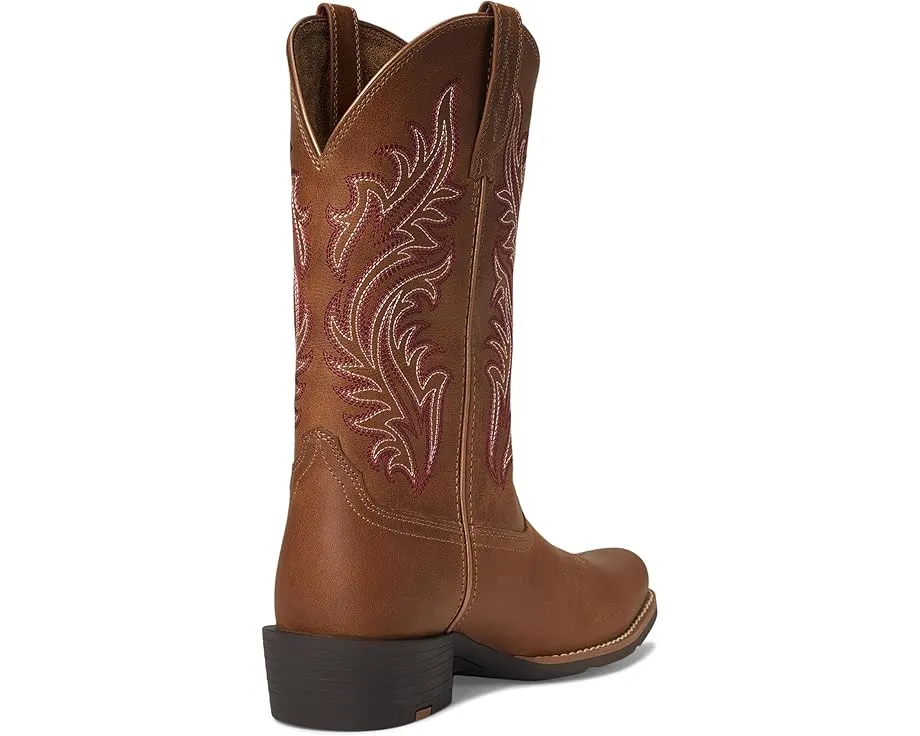 Сапоги Round Up Narrow Cutter Toe с контрастной строчкой и квадратным носком Ariat